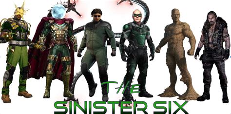 THE SINISTER SIX (.png) by jimmyc4m3r0n on DeviantArt