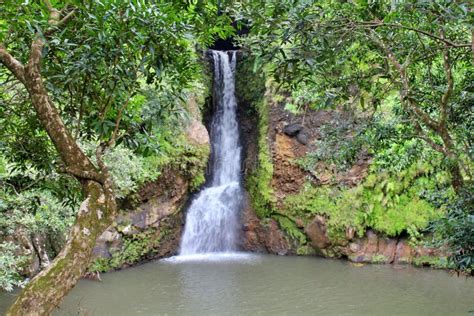 A Beautiful View of Alexandra Falls, Mauritius Stock Photo - Image of ...