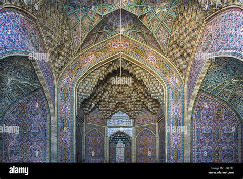 Nasir al Mulk Mosque Shiraz Iran Stock Photo - Alamy