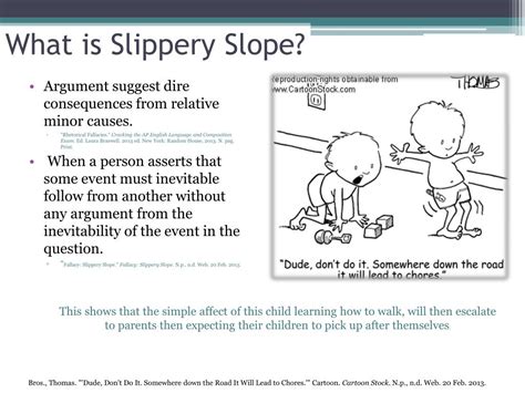 PPT - Fallacy: Slippery Slope PowerPoint Presentation, free download ...