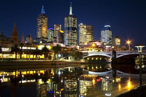 High-rise building near bridge at night wallpaper, cityscape, night ...