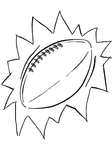 Dessin Kawaii: Dessin A Imprimer Ballon De Rugby