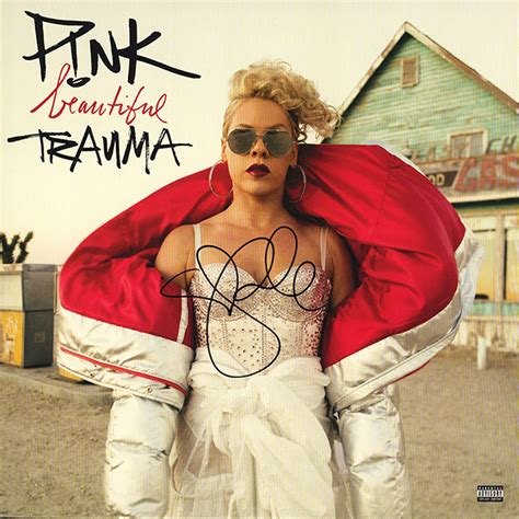 Pink Signed Beautiful Trauma Album – Artist signed collectibles and gifts