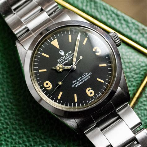 Rolex Explorer 1016 'Tiffany & Co.' - AMSTERDAM VINTAGE WATCHES