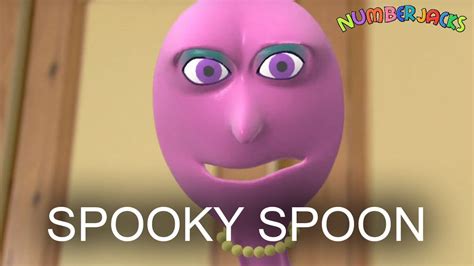 Numberjacks | Spooky Spoon Moments - YouTube