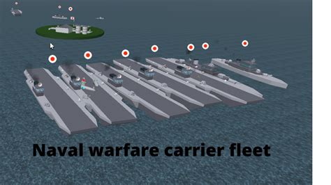 Naval Warfare huge carrier fleet. Roblox - YouTube