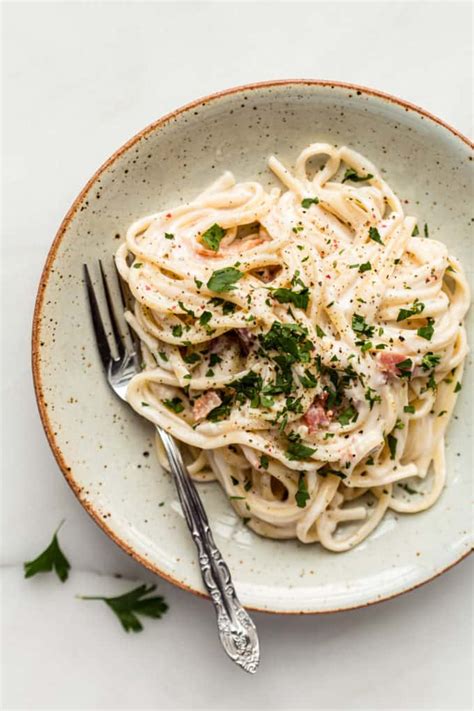 Vegan Carbonara - Choosing Chia