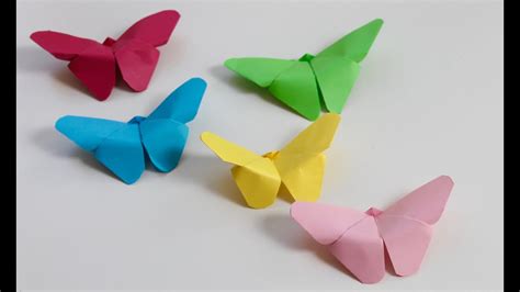 How to Make Easy Origami Paper Butterflies. - YouTube