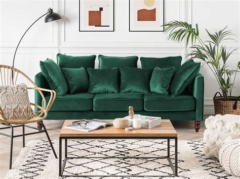 20+ Emerald Green Sofa Living Room – The Urban Decor