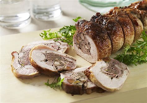 Roast Goose and Chestnut Stuffing Recipe