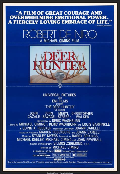 The Deer Hunter (1978) Original One-Sheet Movie Poster - Original Film ...