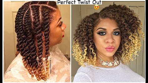 Twist Out Hairstyles For Long Natural Hair - 3 Strand Twist Out ...