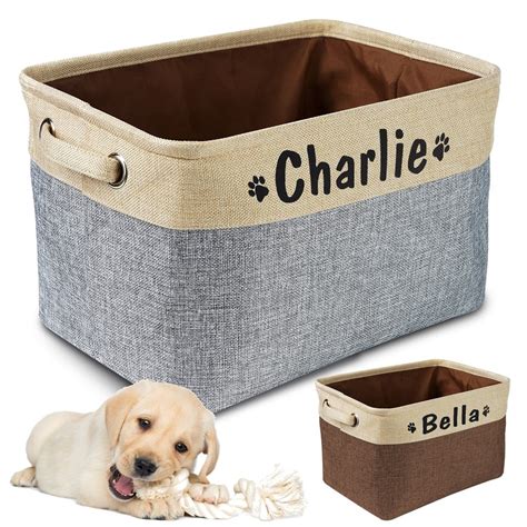 Charlie’s Personalized Dog Toy Basket – Supreme Paw Supply