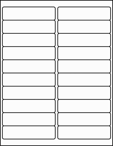 Printable File Folder Labels