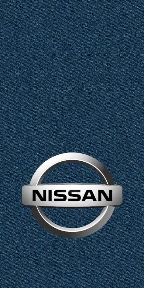 Nissan Logo 720x1440 Jeans Texture Blue | Automobile