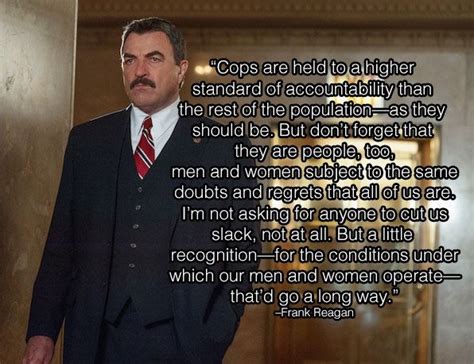 15 Powerful Frank Reagan Quotes From Season 5 | Bloods quote, Blue ...