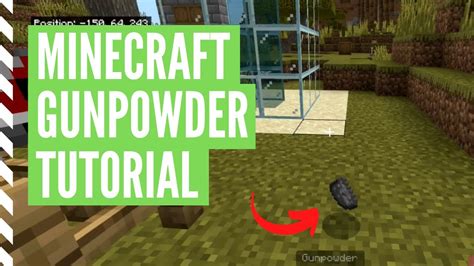 How to get gunpowder in minecraft peaceful