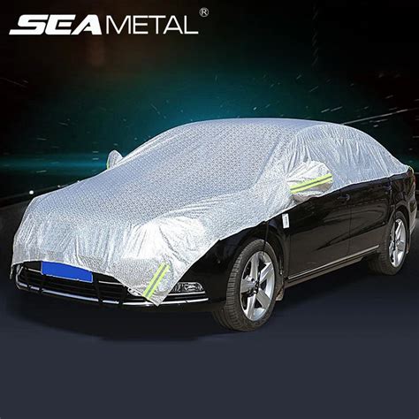 Car Covers Waterproof Sun Proof Shade Reflective Strip Outdoor Dust ...