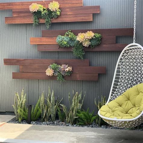 Succulentes idées de jardin - Terrasse Jardin Idees | Decoration mur ...