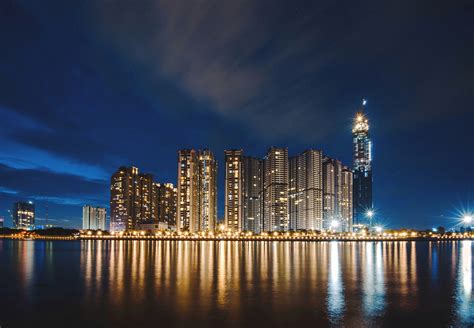 Wallpaper : night city, panorama, shore 3623x2512 - wallhaven - 1265263 ...