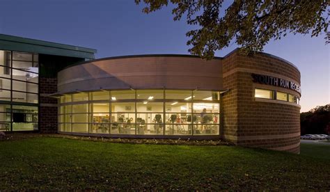 South Run Rec Center Addition at night