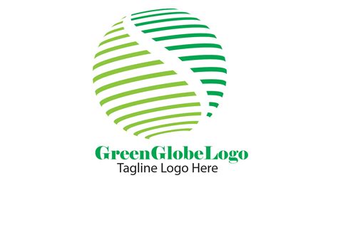 Premium Green Globe Logo