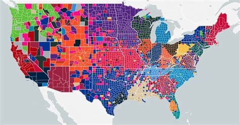 A map by Vivid Seats showing the most popular NFL teams in every US ...