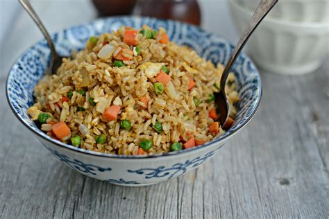 Easy Vegetable Fried Brown Rice with Egg - Simply Scratch