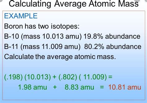 Calculate Average Atomic Mass | Chemistry - Quizizz