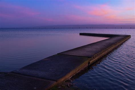 West Kirby Marine Lake Sunset, Wirral Photograph by Liam OMalley - Fine ...