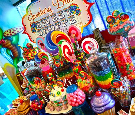 Candy Land theme parties! The ultimate rainbow candy & dessert sweet ...