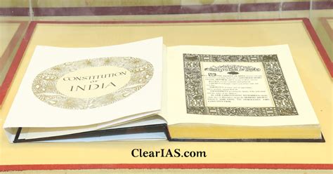 Indian Constitution Parts vs Corresponding Articles - ClearIAS