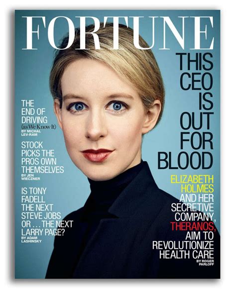 Elizabeth Holmes, fondatrice e ceo di Theranos | LifeGate