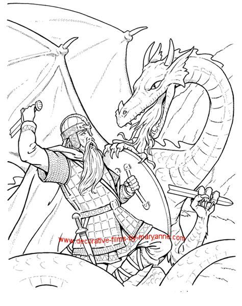 Beowulf Dragon Drawing Mystery Of History, Art History, Drawing ...