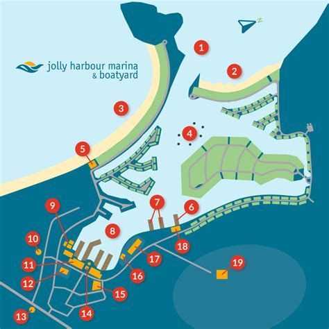 Marina Map - Jolly Harbour Marina & Boatyard