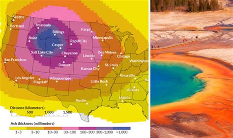 Yellowstone Volcano Eruption Simulation