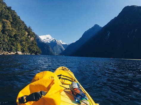 Kayaking Milford Sound - littlegrunts.com