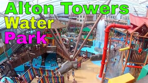 alton towers water park - waterpark in alton towers all slides - YouTube