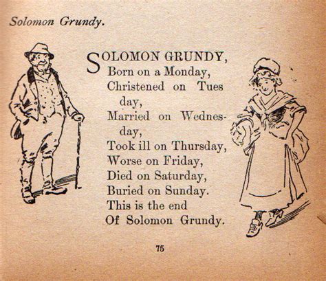 Still Confused: Solomon Grundy!