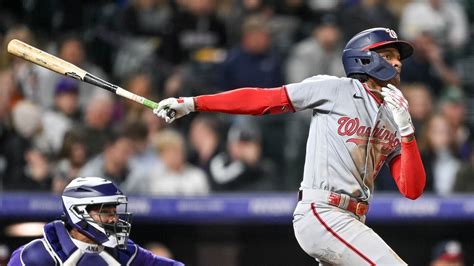 Nationals' CJ Abrams breaks out at the plate in win over the Rockies ...