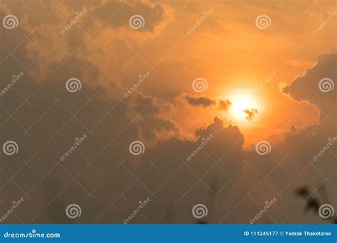 Sunset gold sky background stock image. Image of majestic - 111245177