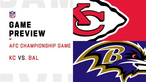 Chiefs vs. Ravens Preview AFC Championship