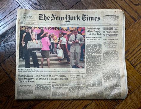 A Time Capsule in Two Front Pages - The New York Times