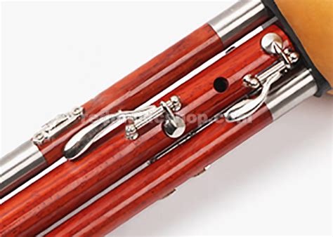 Professional Hulusi with 5 Additional Keys, Rosewood Pipe, E0530 - Red ...