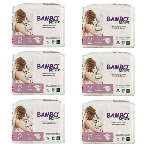 Bambo Nature - Eco-Friendly Diapers Size 2 3-6kg - 180pcs - HygieneForAll