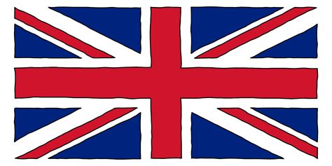 hand drawn uk flag transparent PNG 15080707 PNG