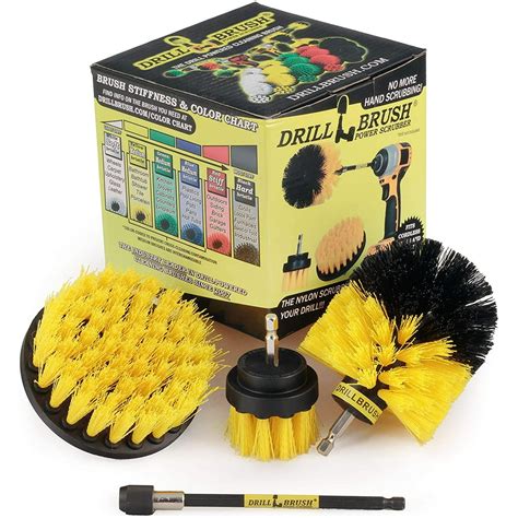 Drill Brush Power Scrubber Brush Set – Drill Brush Kit With Extension ...