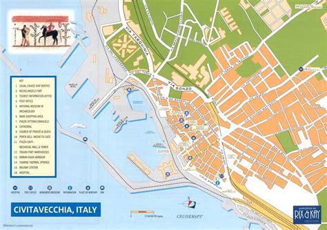 Photo: Civitavecchia Map | Port of Civitavecchia - Various Vessels ...