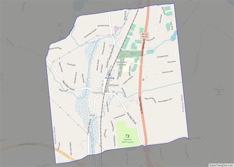 Map of Pawling village