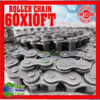 TKS ROLLER CHAIN #60 X 10 FT TRANMISSION KULIGLIG, HANDTRACTOR | Shopee ...